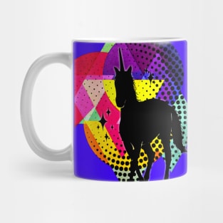 80s Nostalgia Equestrian Art Mug